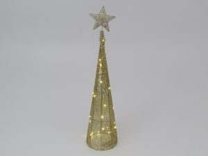 Novogodišnja kupa 70cm zlatna