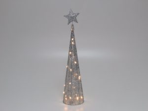 Novogodišnja kupa 70cm srebro