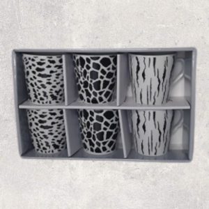 Šolja crno/bela 1/6