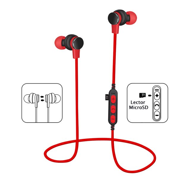 Slušalice Platinet PM1061R+micro SD+mic