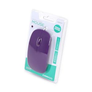 Mouse Omega OM0414CP ljubicasti USB 1000dpi