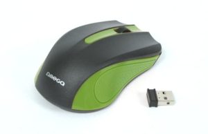 Mouse Omega OM0419G W zeleni