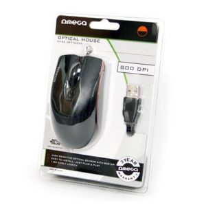 Mouse Omega OM0231 crno/narandzasti USB
