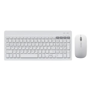 Tastatura + miš OKM2658 bežična punjiva bela