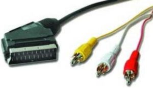 Kabl GB scart-3*RCA  1.8M