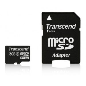 MSD Transcend 8GB+adapter