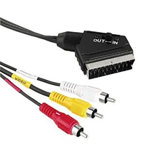 Kabl GB scart-3*RCA sa prekidacem 1.8M