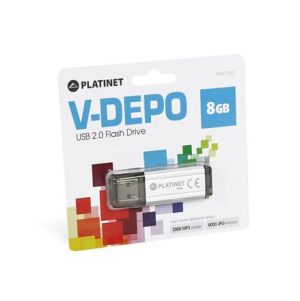 USB Platinet PMFV8S V-Depo 8gb srebrni