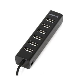 USB HUB Omega OUH7PB 7 port crni