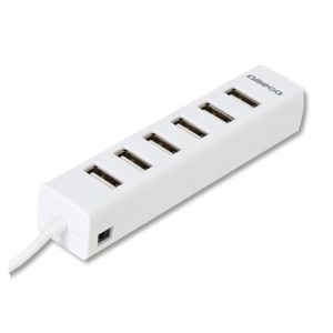 USB HUB Omega OUH7PW 7 port beli