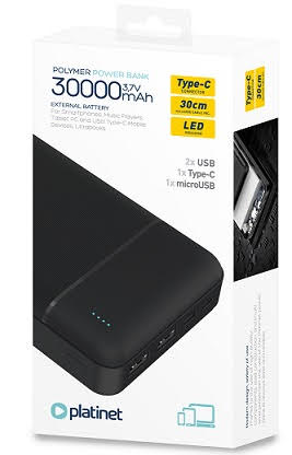 Power bank PL PMPB30W707B 30000 mAh 10W