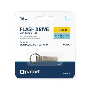 USB Platinet PMFMK16 16 GB 2.0 K-depo metal