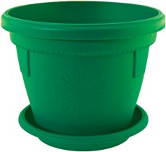 Saksija GERBER FI45 zelena