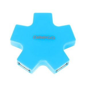 USB HUB Omega OUH24SBL star plavi