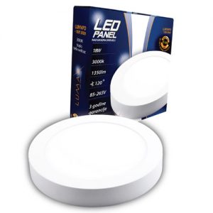 Led panel Lumax LUMNPO-18W-3000K nad okrugli