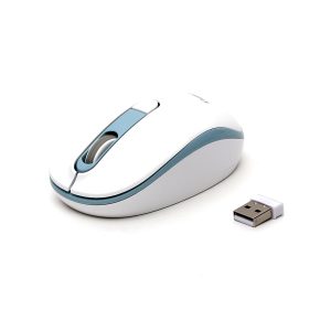 Mouse Omega OM220WB W 1600 Dpi belo-plavi