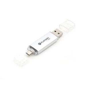 USB Platinet PMFA32S 32GB silver Ax-Depo+mikro USB