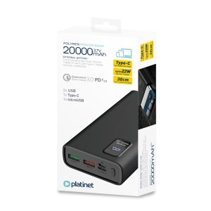 Power bank Platinet PMPB20WQC727B 20000mAh