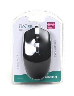 Mouse Omega OM0550B 1000/1600/2000DPI