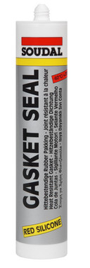 Soudal silikon za visoke temperature 300ml crni