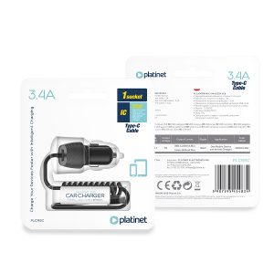 Punjač Platinet PLCRSC za auto tip C
