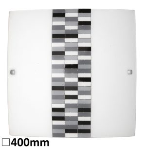 DOMINO PLAFONJ. 400X400 2XE27
