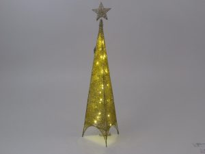 Novogodišnja piramida 120cm zlatna