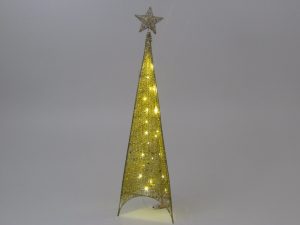 Novogodišnja piramida 180cm zlatna