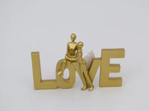Dekoracija love zlatna