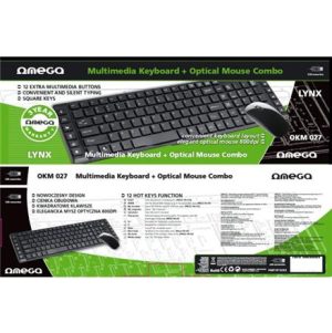Tastatura Omega OKM027 USB Multim.+mis