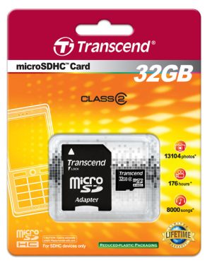 MSD Transcend 32GB+adapter class 10