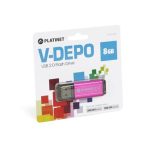 USB Platinet PMFV8R V-Depo 8gb crveni