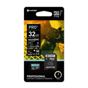 MSD Platinet PMMSD32UI 32GB 70 Mb/s+adapter