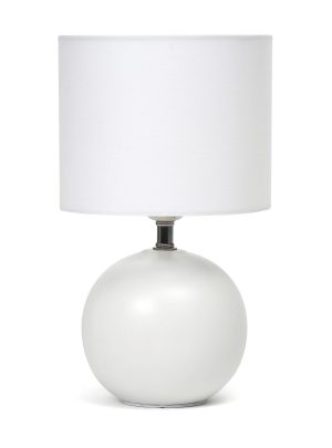 Lampa stona PTL20217W E27 25W bela 1.5m kabl