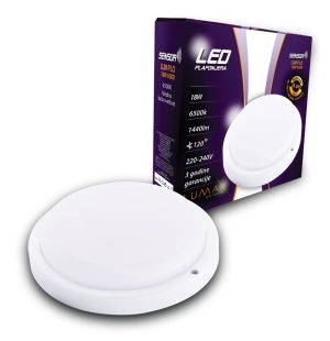 Led plafonjera SENZOR LUMPLO-18W 6500K dan/noc