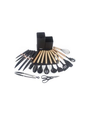Kuhinjski set Voltz OV51612BB 19 dela crni