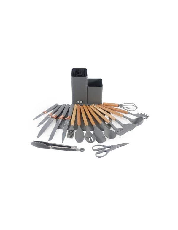 Kuhinjski set Voltz OV51612BG 19 dela sivi