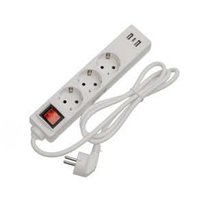 Kabl Fiesta FL3G15WUSB sa zaštitom 3u/1.5m beli
