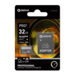MSD Platinet PMMSD32UIII 32GB +adapter class10