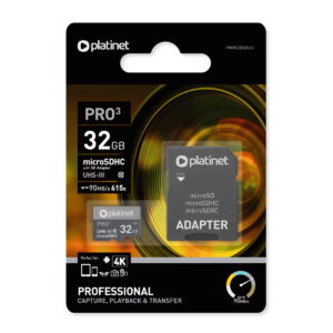 MSD Platinet PMMSD32UIII 32GB +adapter class10