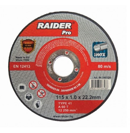 Ploča RDP za inox 115x1.0x22.2mm 1/25-PRO 160120