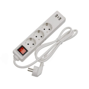 Kabl Fiesta FL3G15WUSB sa zaštitom 3u/1.5m beli