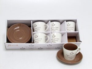 Set za kafu sa tacnom 1/6