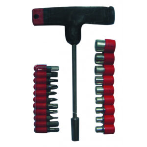 Ključ set od 21 nastavka tip T 330558