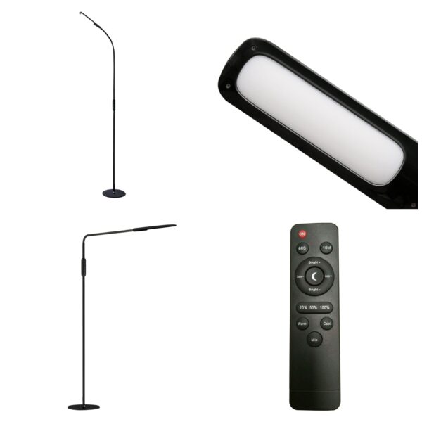 Lampa podna PFLU19AB 9W crna ***